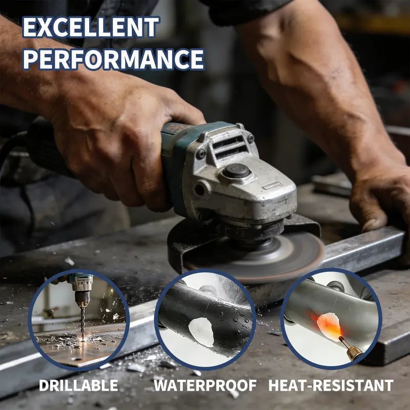 💥SAVE 49% NOW🏠Steel Reinforced Epoxy Repair Putty — Universal Glue for Metal, Wood, Plastic