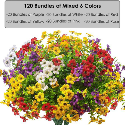 💥Only $1.98Last Day Promotion!🌺UV Resistant Colorful Artificial Flower