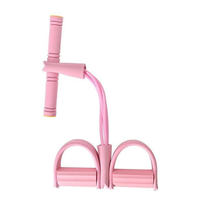 🔥21 Fitness Resistance Bands-4 Tube Pedal Ankle Puller