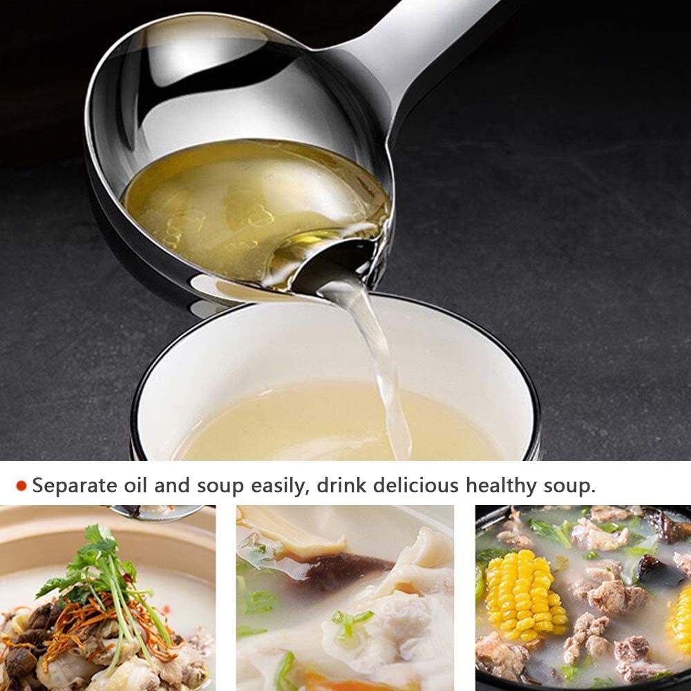 Stainless Steel Oil Separator Soup Ladle