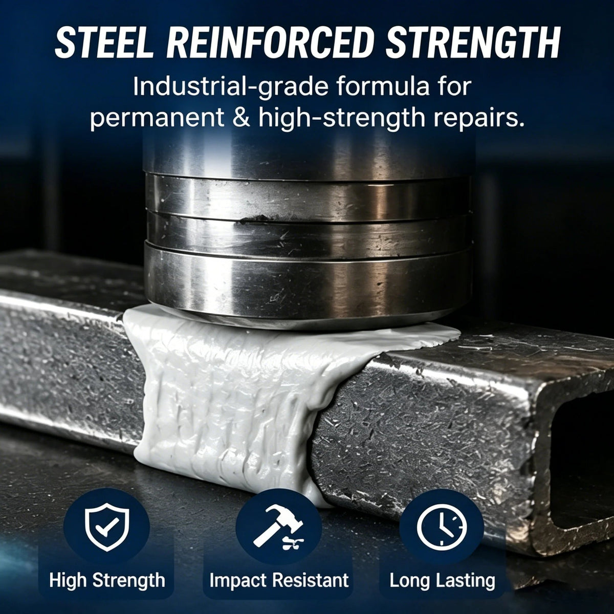 💥SAVE 49% NOW🏠Steel Reinforced Epoxy Repair Putty — Universal Glue for Metal, Wood, Plastic