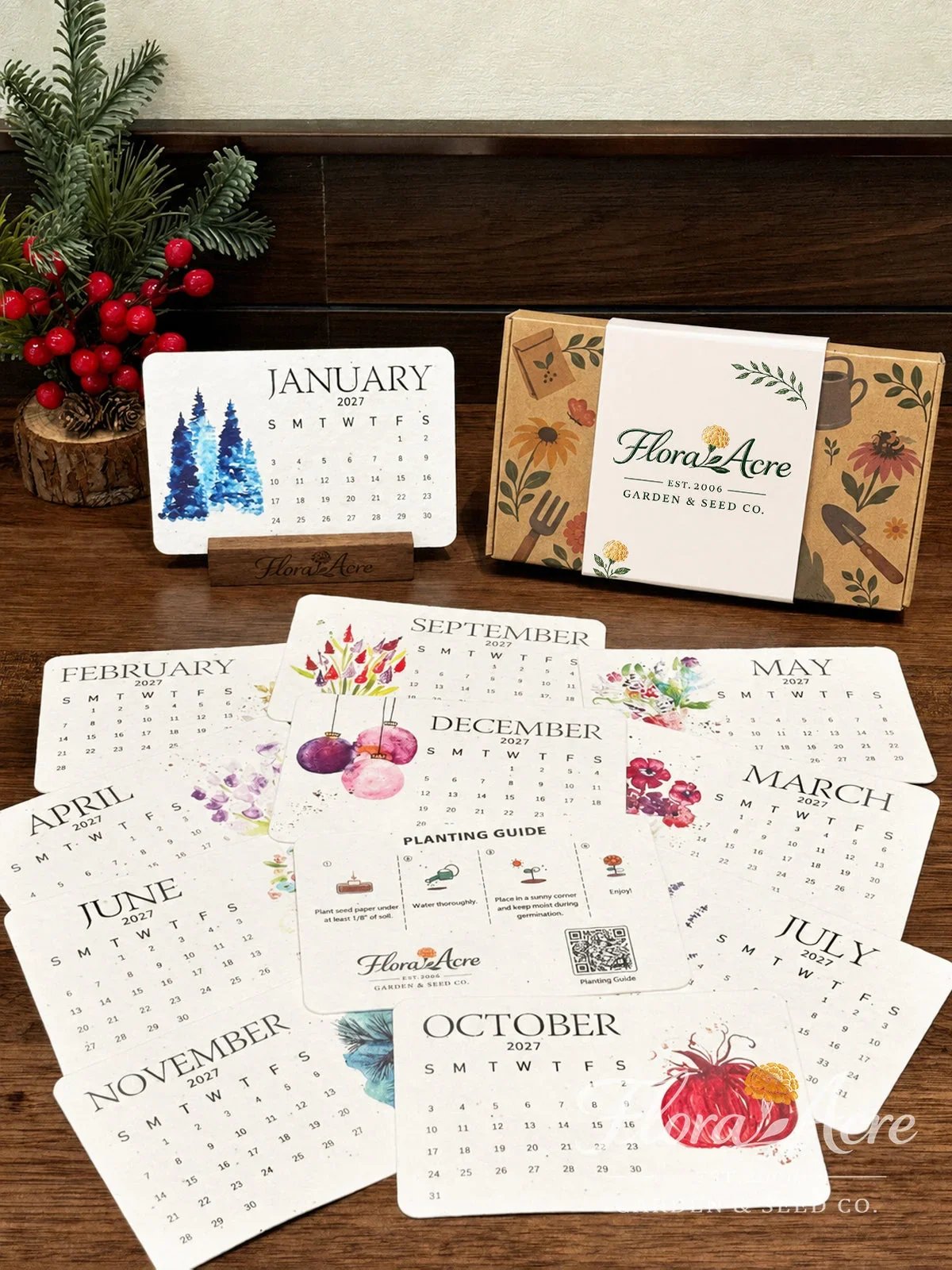 TopSpire®✨✨Early Holiday Sale 50% OFF🌱Eco-Friendly Plantable “Timeless” Seed Calendar 2027