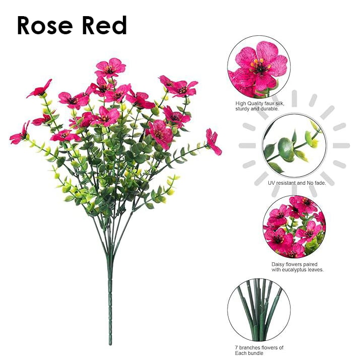 💥Only $1.98Last Day Promotion!🌺UV Resistant Colorful Artificial Flower