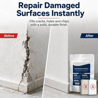 💥SAVE 49% NOW🏠Steel Reinforced Epoxy Repair Putty — Universal Glue for Metal, Wood, Plastic