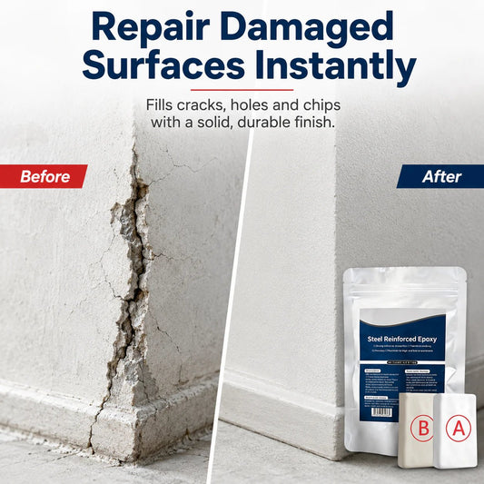 💥SAVE 49% NOW🏠Steel Reinforced Epoxy Repair Putty — Universal Glue for Metal, Wood, Plastic